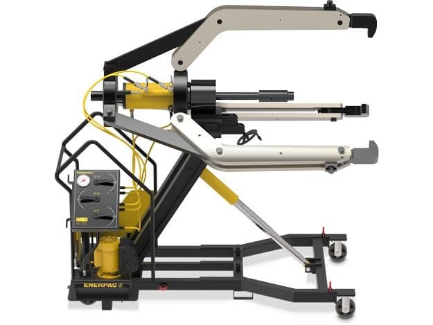 LGH3100B, 100 tun, 3 čelisti, sada stahováků s hydraulickým zámkem a rukojetí s vozíkem a elektrickým čerpadlem, 115 V