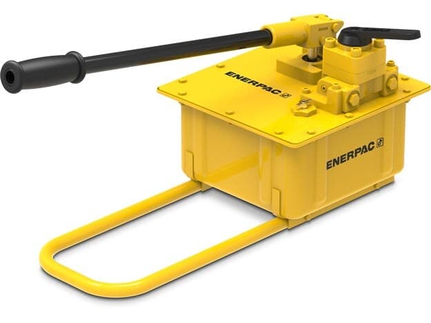 P464, dvoustupňové, ULTIMA ocelové hydraulické ruční čerpadlo, pro použití s dvojčinnými válci