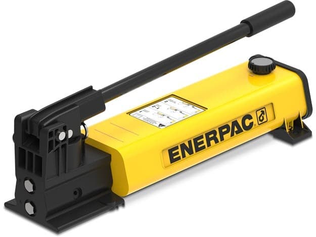 P842, dvoustupňové, lehké hydraulické ruční čerpadlo, pro použití s dvojčinnými válci
