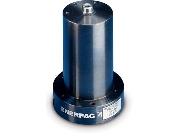 WPFC110V, síla 2 500 lb, tlačný válec Collet-Lok, spodní příruba