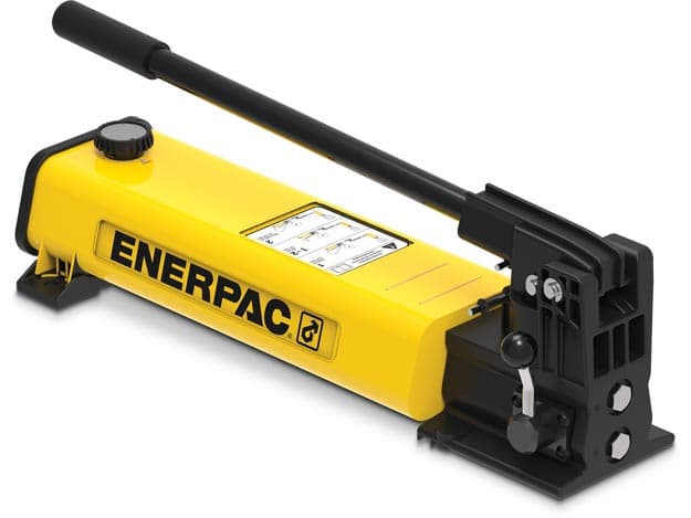 P842, dvoustupňové, lehké hydraulické ruční čerpadlo, pro použití s dvojčinnými válci