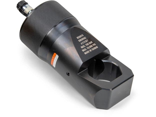 NC6075, kapacita 90 tun, hydraulický střihač matic, šestihran do 73,2 mm